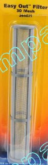 244071 EASY OUT FILTER,30 MESH,LONG GREY