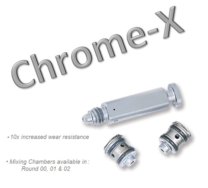 Chrome-X Mix Chambers and Side Seals
