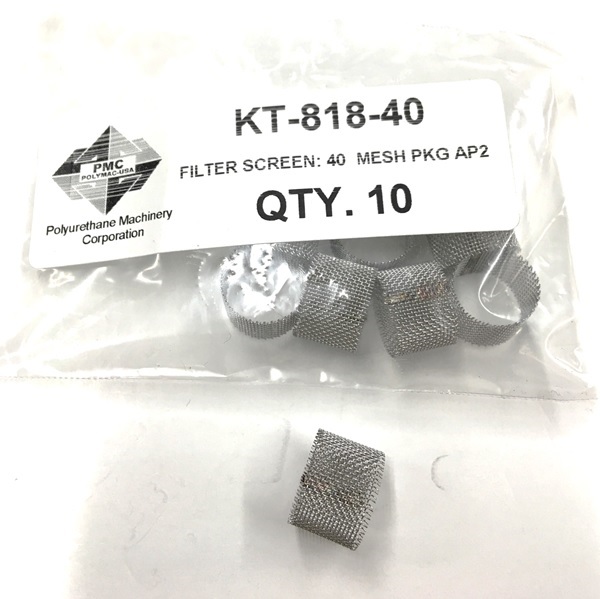 PMC KT-818-40 FILTER SCREEN, 40 MESH, PKG 10